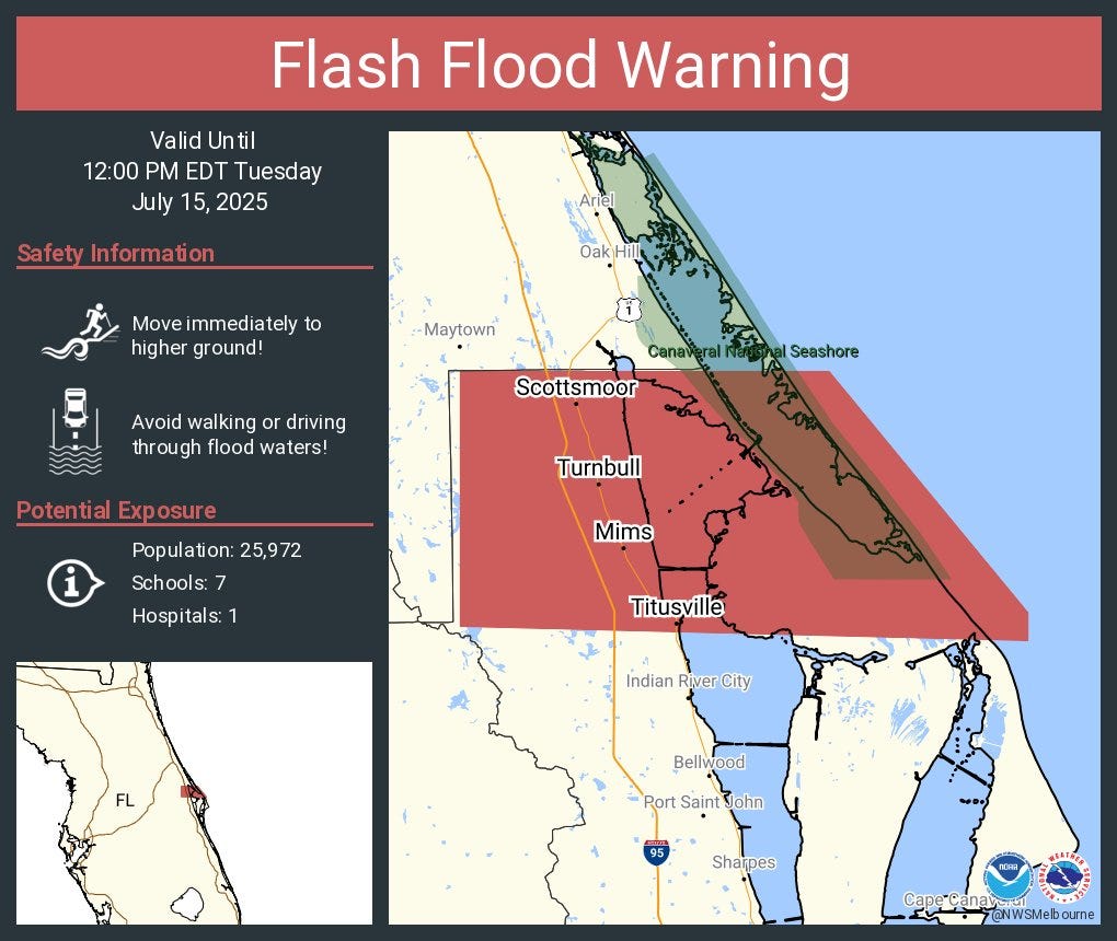Flash flood warning issued for - AA1IEAGi.img