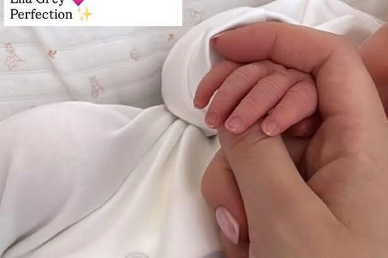 Lilly Gerrard has revealed her baby daughter's name is Lila Grey