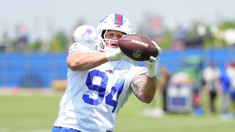 Bills activate DE Landon Jackson, cut P Jake Camarda