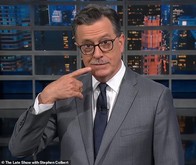 Furious Stephen Colbert rips Paramount bosses live on air for settling $16m lawsuit with Trump