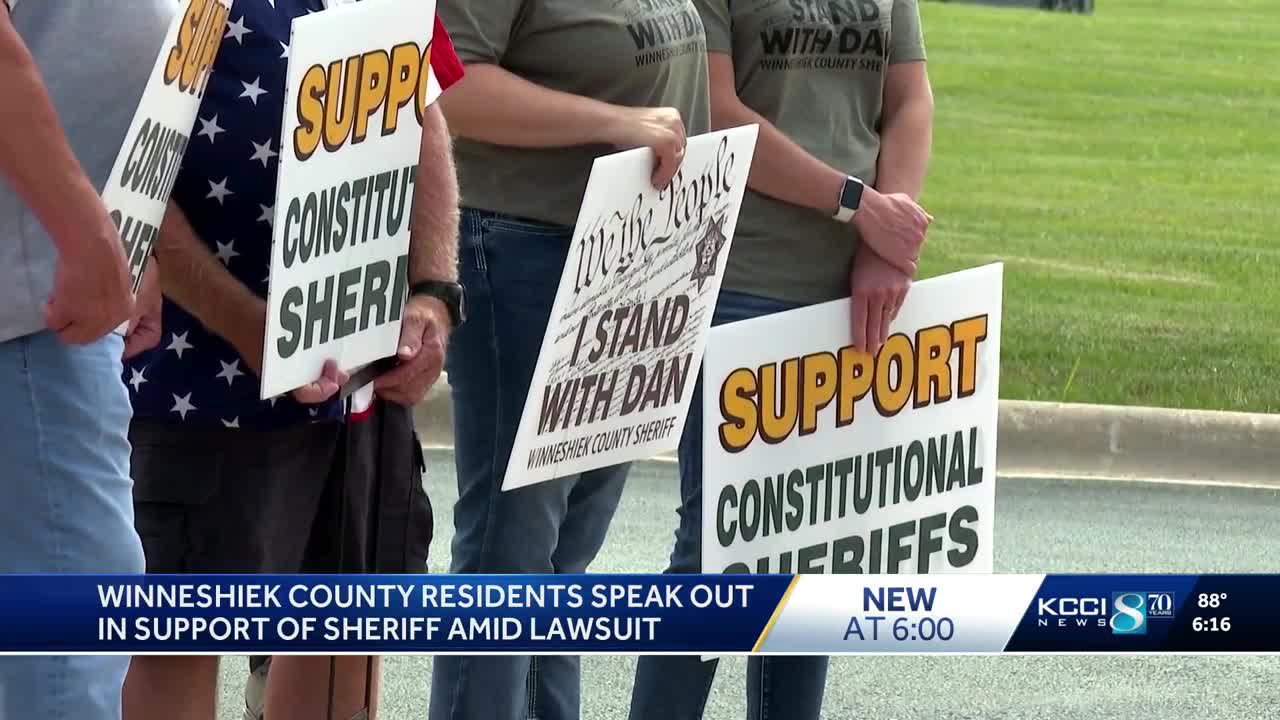 Winneshiek County residents speak out in support of sheriff amid AG