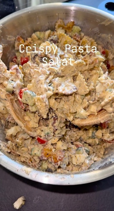 Knuspriger Nudelsalat – Knusprig, frisch &amp; voller Geschmack