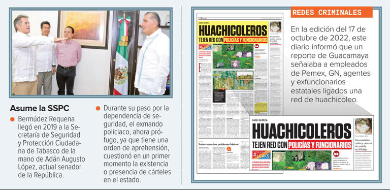 Adán Augusto conocía narconexos de Hernán; pese a alertas, lo hizo jefe de la Policía