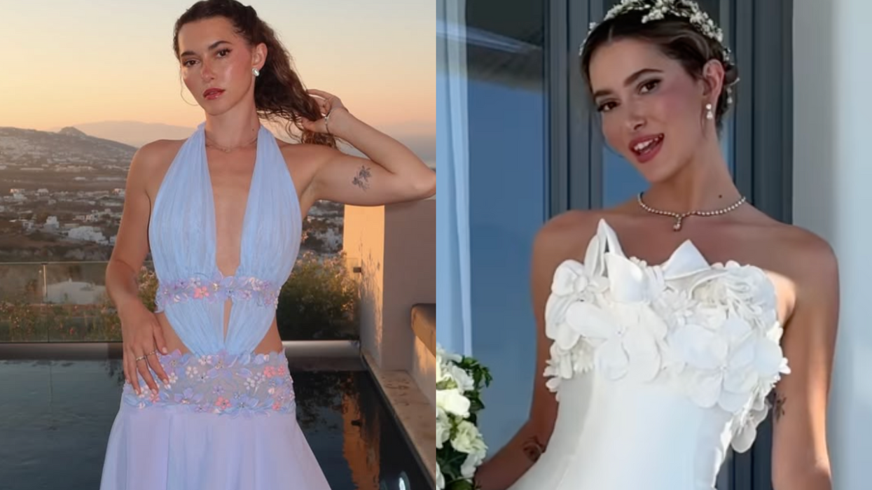 Madeleine White finally shows off wedding dress she vowed everyone ...