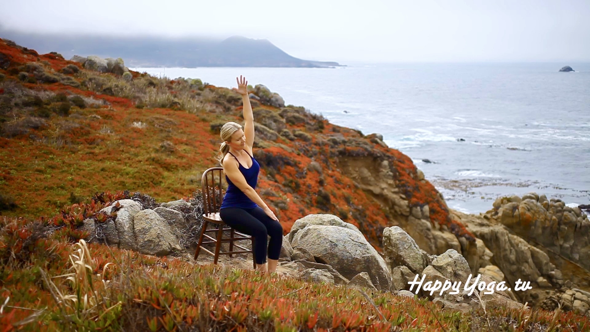 3 Minute Beginner Chair Yoga Morning Stretch