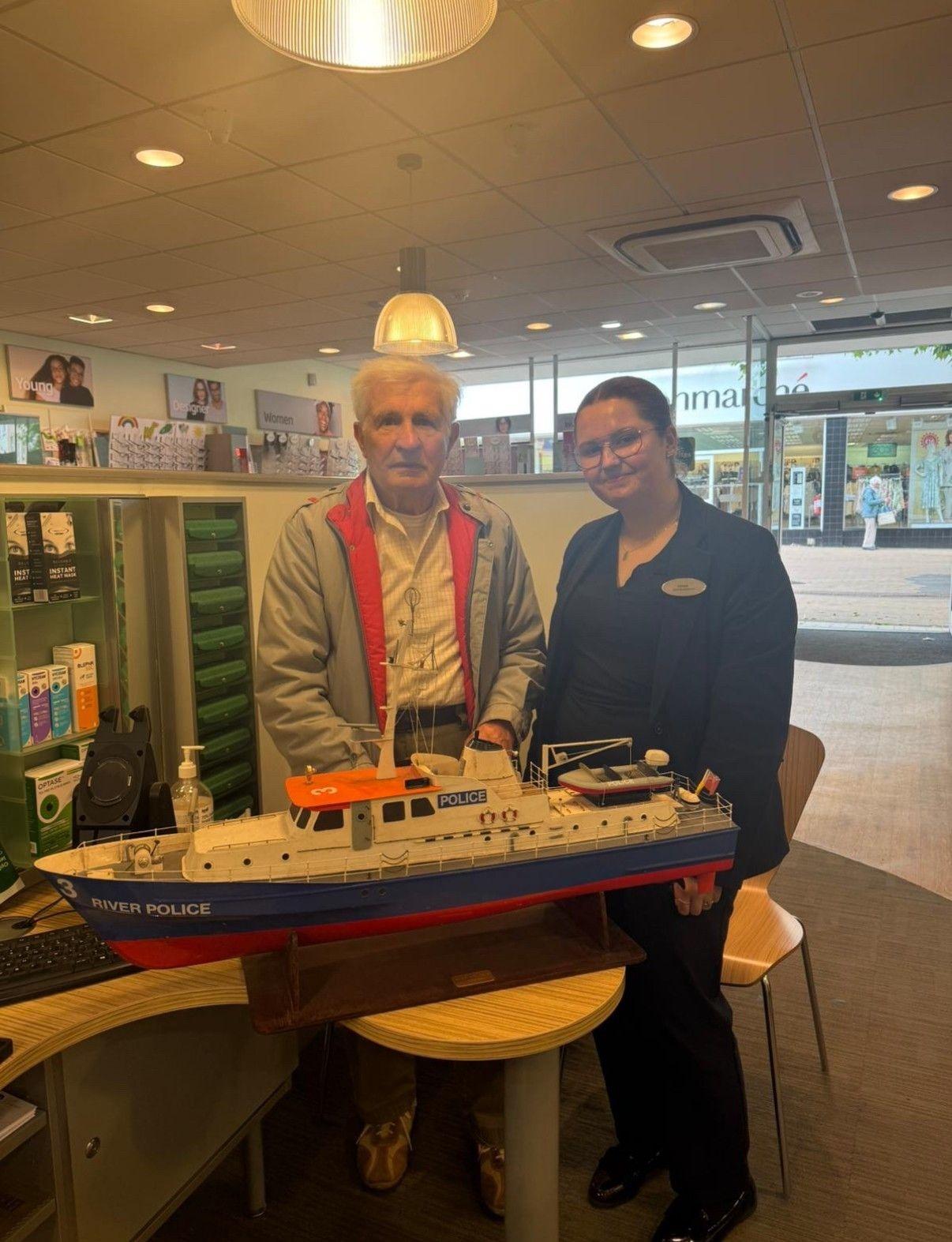 Local opticians celebrate apprentice milestone
