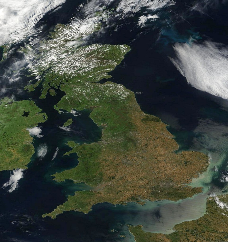 Nasa Satellite Pictures Reveal Impact Of Uk Drought From Space