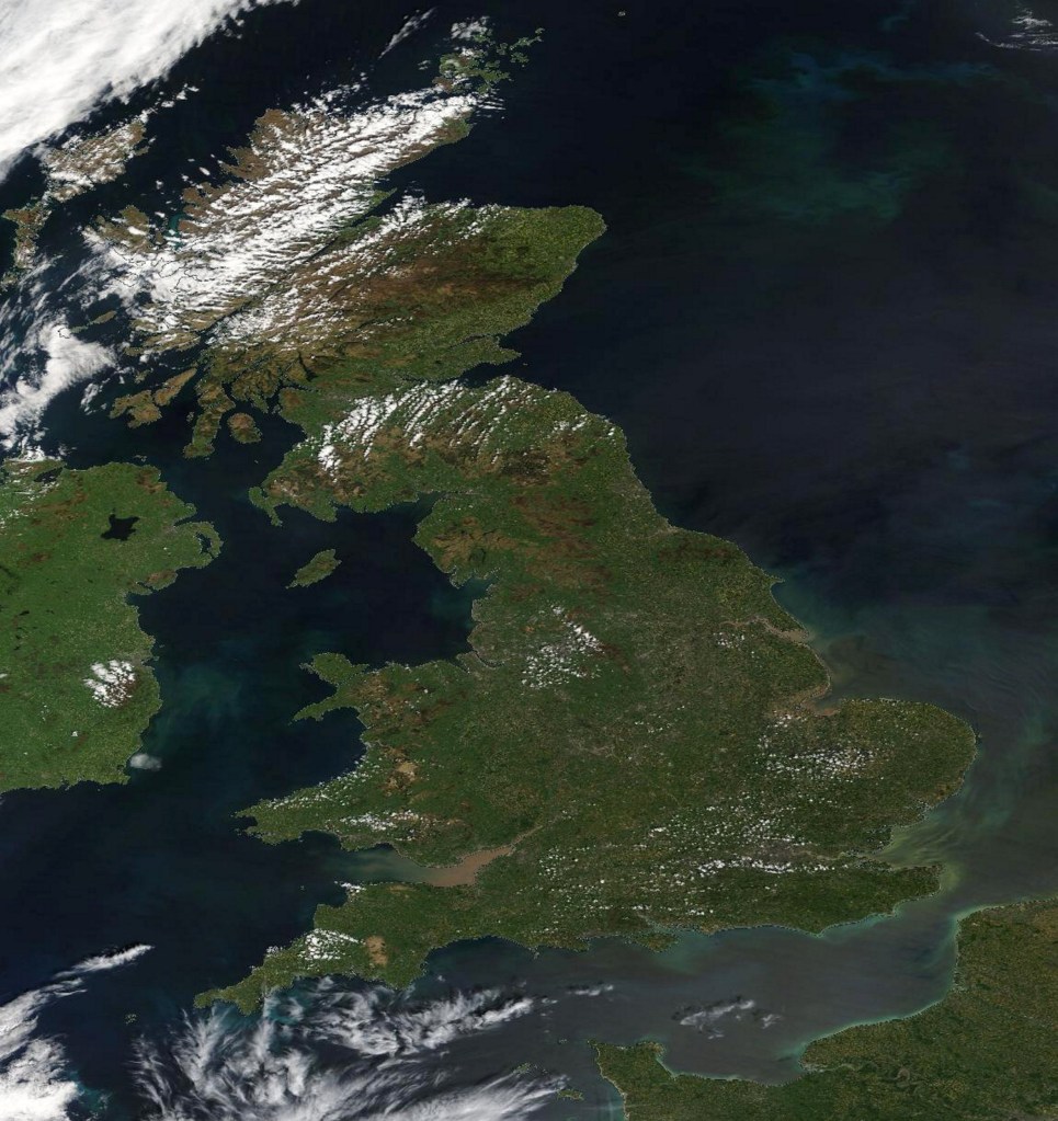 Nasa Satellite Pictures Reveal Impact Of Uk Drought From Space