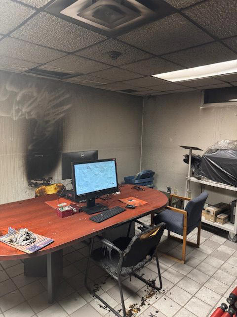 Man arrested after allegedly using ‘firebomb’ in elections office attack