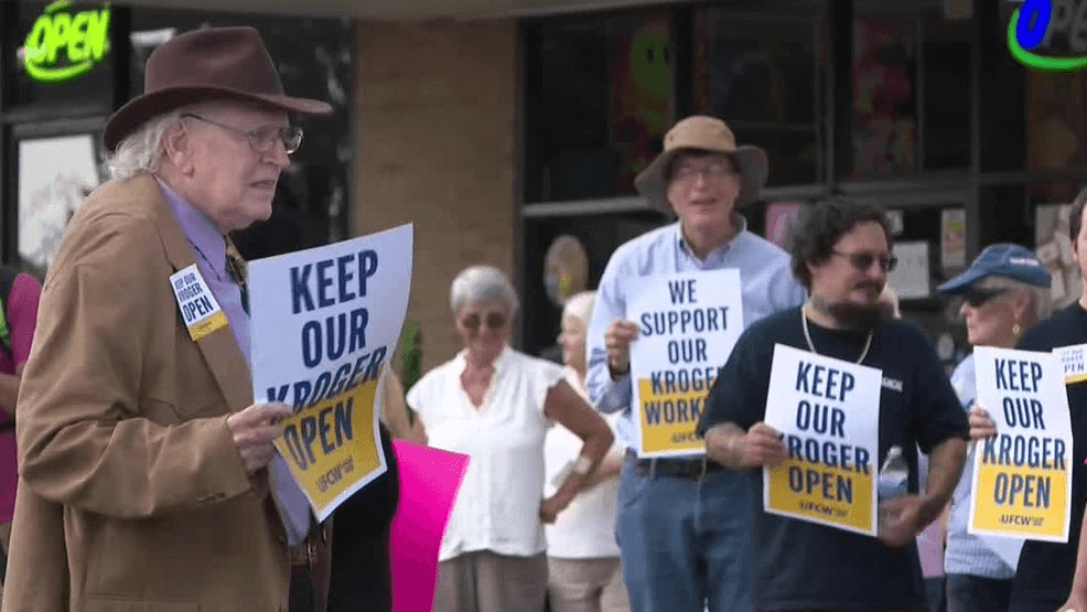 Residents Protest Closing Of Kroger Locations In Abingdon And Kingsport