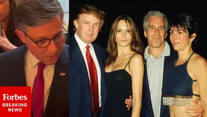 Speaker Johnson Pressed On Calls For Trump And Bondi To Release Jeffrey