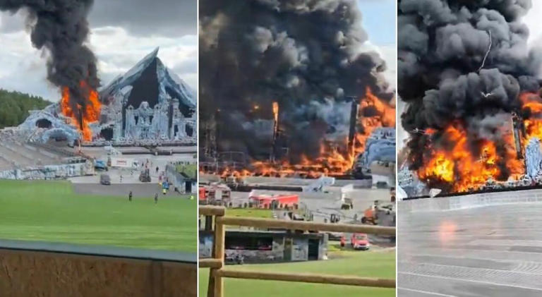 Incendio a Tomorrowland, in fiamme il palco del festival in Belgio