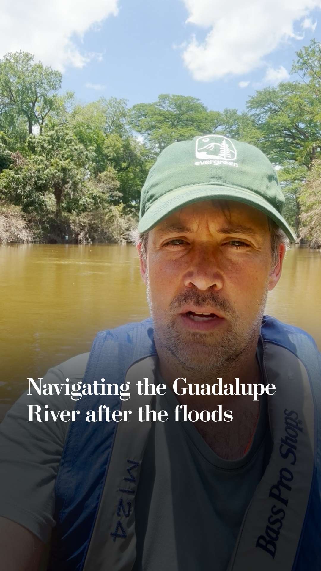 Navigating the Guadalupe River after the floods