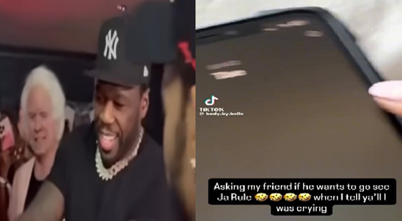 JA RULE❗️ 50 Cent trolls Ja Rule over TikTok prank gone wild [VIDEO]