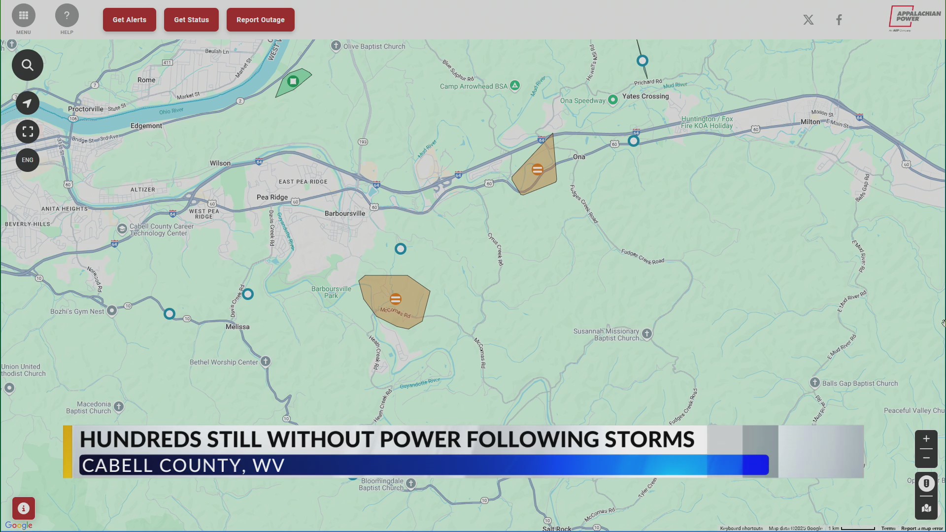 AEP customers in West Virginia struck by major power outage