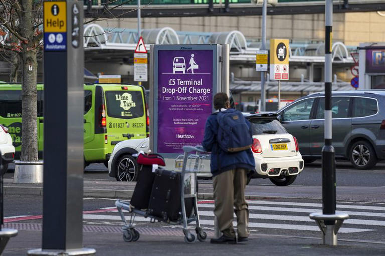 New airport drop-off fees update as UK government issues warning