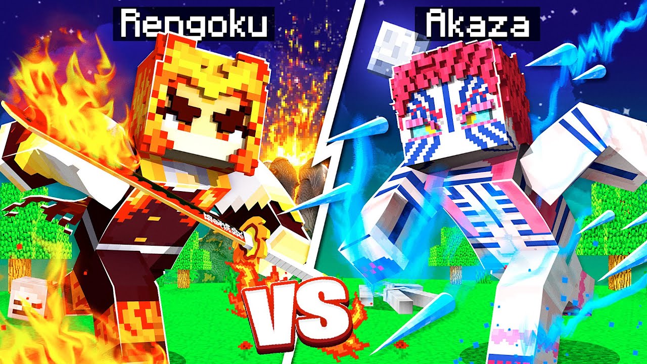 DEMONS vs DEMON SLAYER in MINECRAFT!