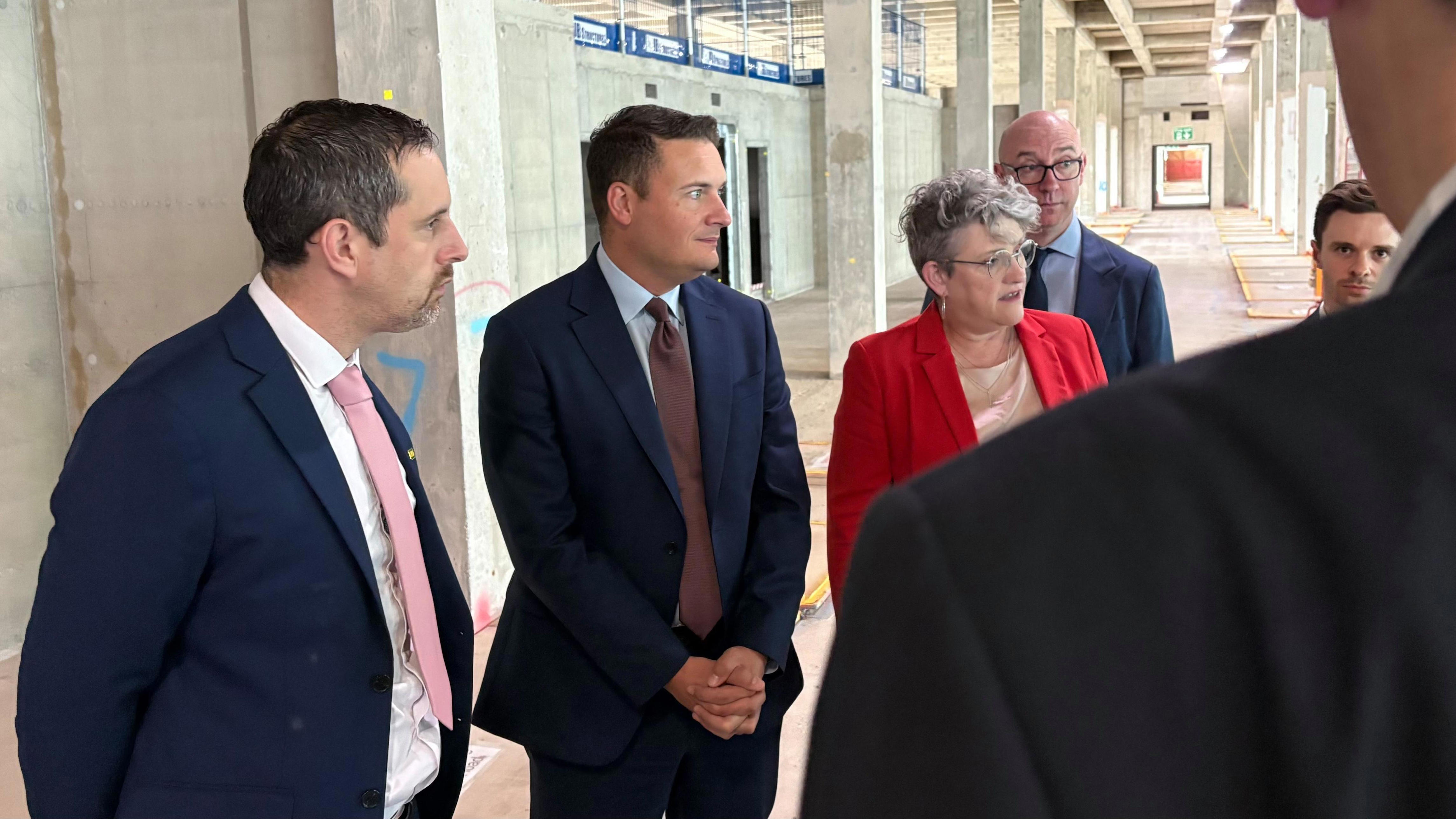 Wes Streeting toured the site which will become the National Biosecurity Centre