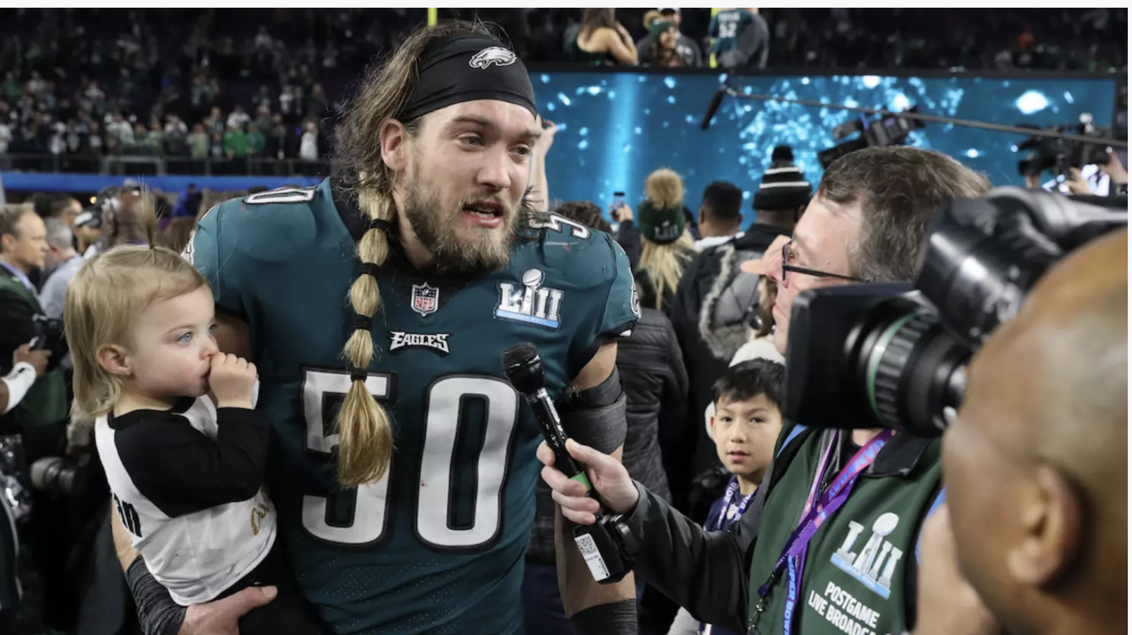 Bryan Braman dies at 38: Former Eagles LB and Super Bowl champion loses  cancer battle