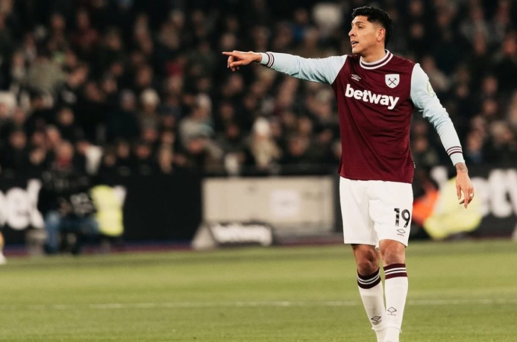 Edson Álvarez está en la puerta de salida del West Ham United