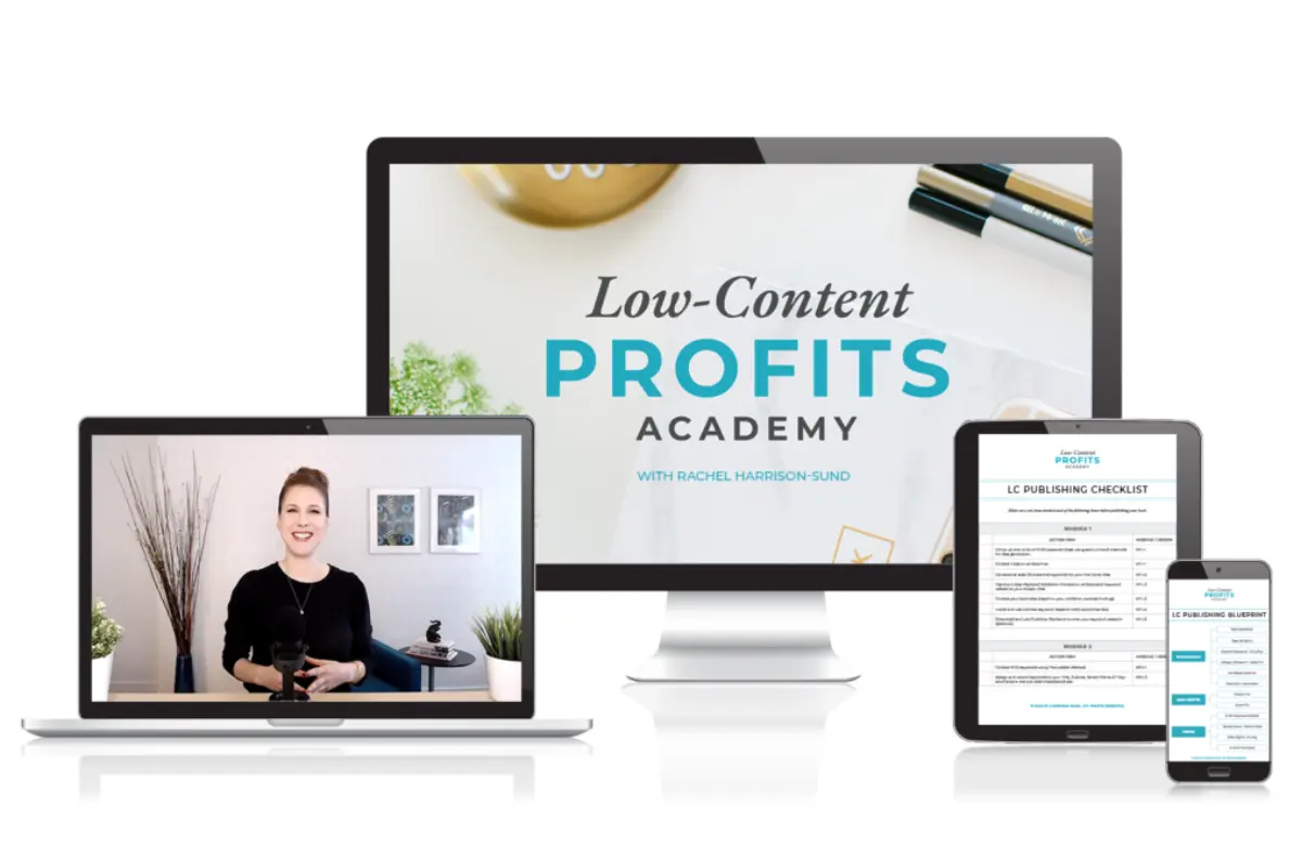 Low Content Profits Academy Course Review (2025) Is Rachel Harrison