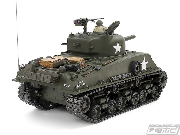 タミヤ1/16M4シャーマン コンピューターコントロールタンクキット説明書付き タミヤよりRCタンクの最新キット「1/16RC M4シャーマン（105mm
