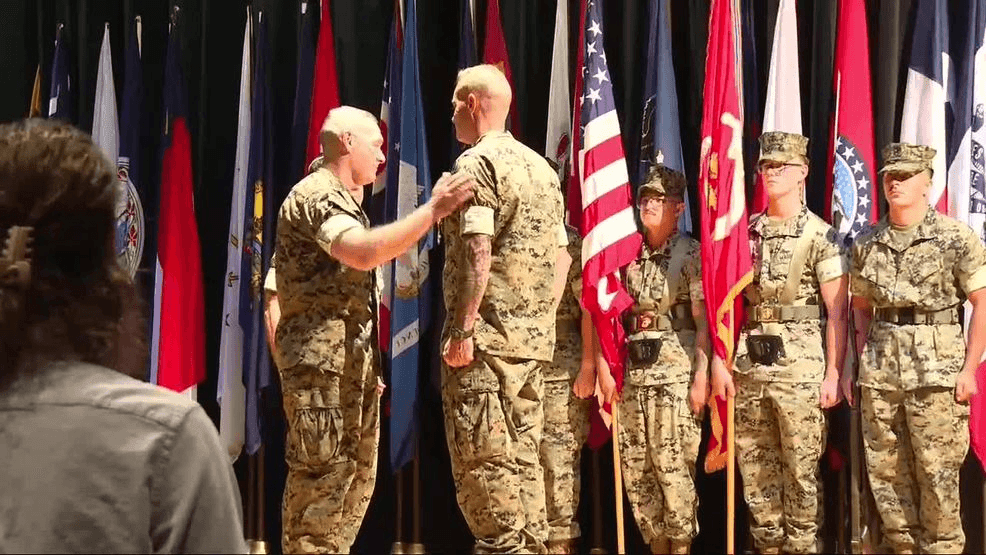 Change of command at Marine Corps Air Station New River