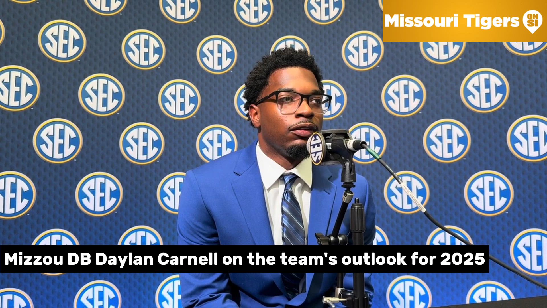 Mizzou DB Daylan Carnell on the team's outlook for 2025
