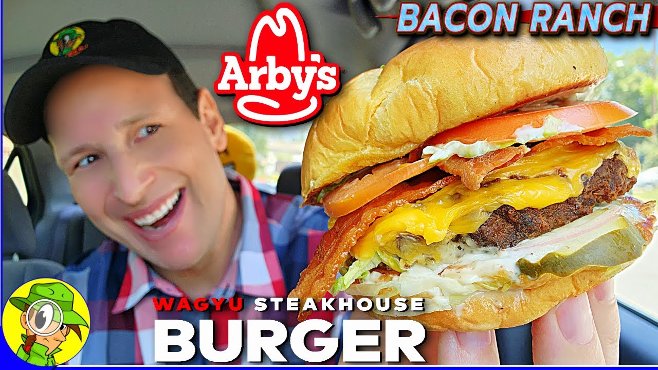 Arby's® Bacon Ranch Wagyu Steakhouse Burger Review