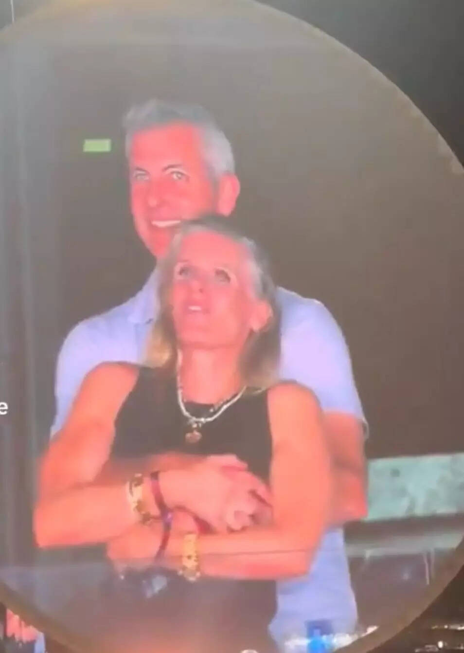 How were Andy Byron and Kristin Cabot identified in Coldplay Concert