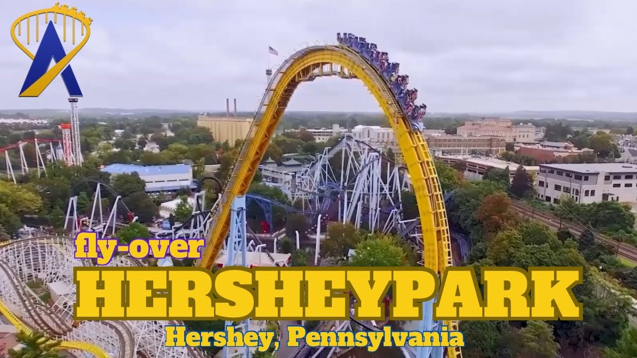 HersheyPark Drone Flyover