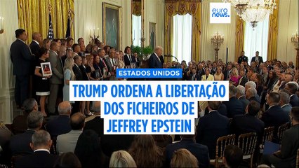 Donald Trump ordena a divulgação de ficheiros sobre Jeffrey Epstein