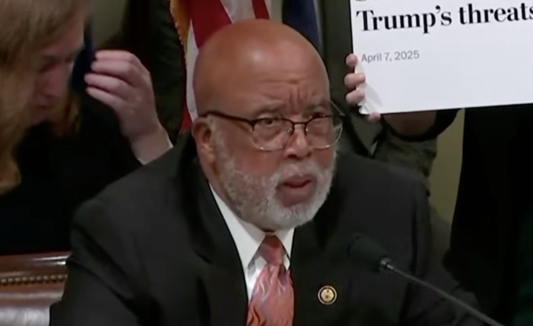 'People Are Sounding The Alarm' Rep. Bennie Thompson Blasts Secretary