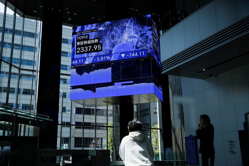 Asian shares follow Wall Street higher, yen weak ahead of Japan vote