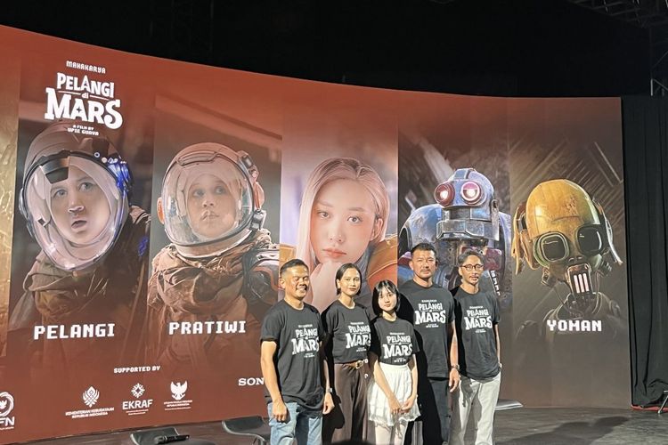 AA1IQL12 Film "Pelangi di Mars" Karya Upie Guava Menggunakan Teknologi XR dan Unreal Engine