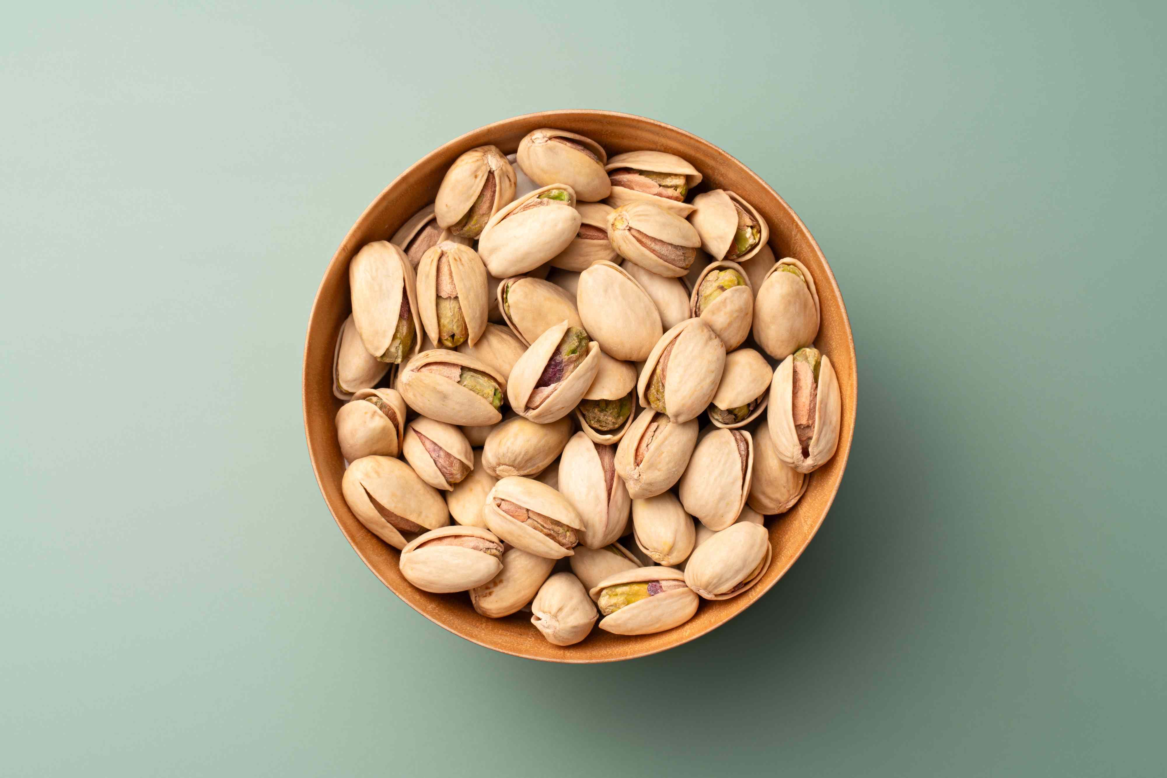 Eating pistachios at night could alter the gut microbiome.