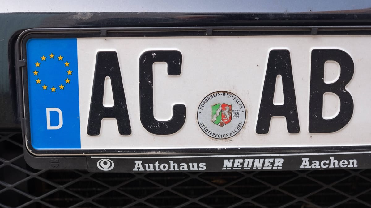 Erstaunlich Kennzeichen Aa Deutschland Bilder