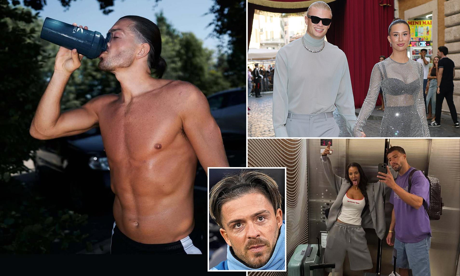 Jack Grealish Returns To Train At Man City Alone While His Team Mates