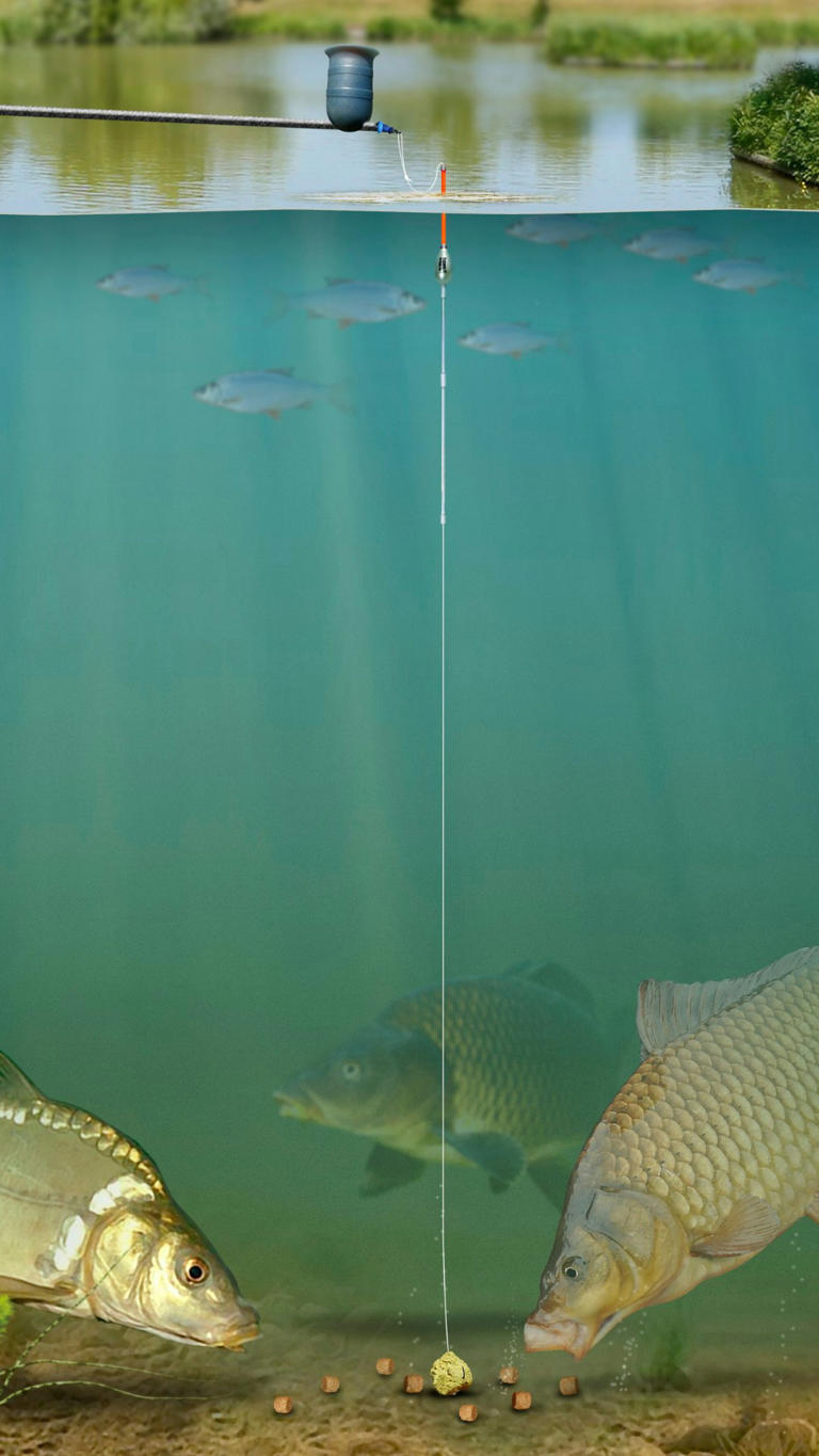 Paste rig to catch more carp on the pole