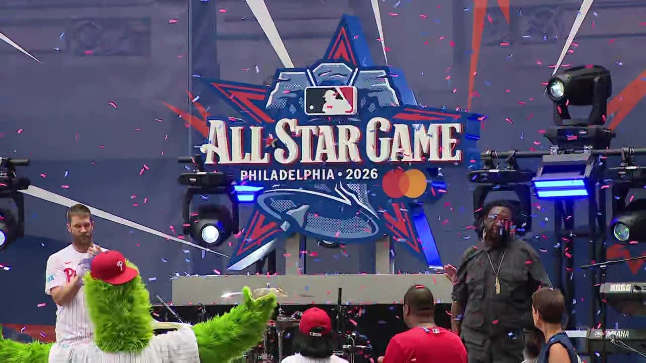 Phillies Unveil 2026 MLB All Star Game Logo During City Hall Rally