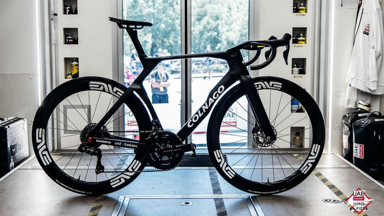 Tadej Pogačar #39 s heavily modified 6 9kg Colnago Y1Rs for his Tour de Tadej Pogačar #39 s heavily modified 6 9kg Colnago Y1Rs for his Tour de