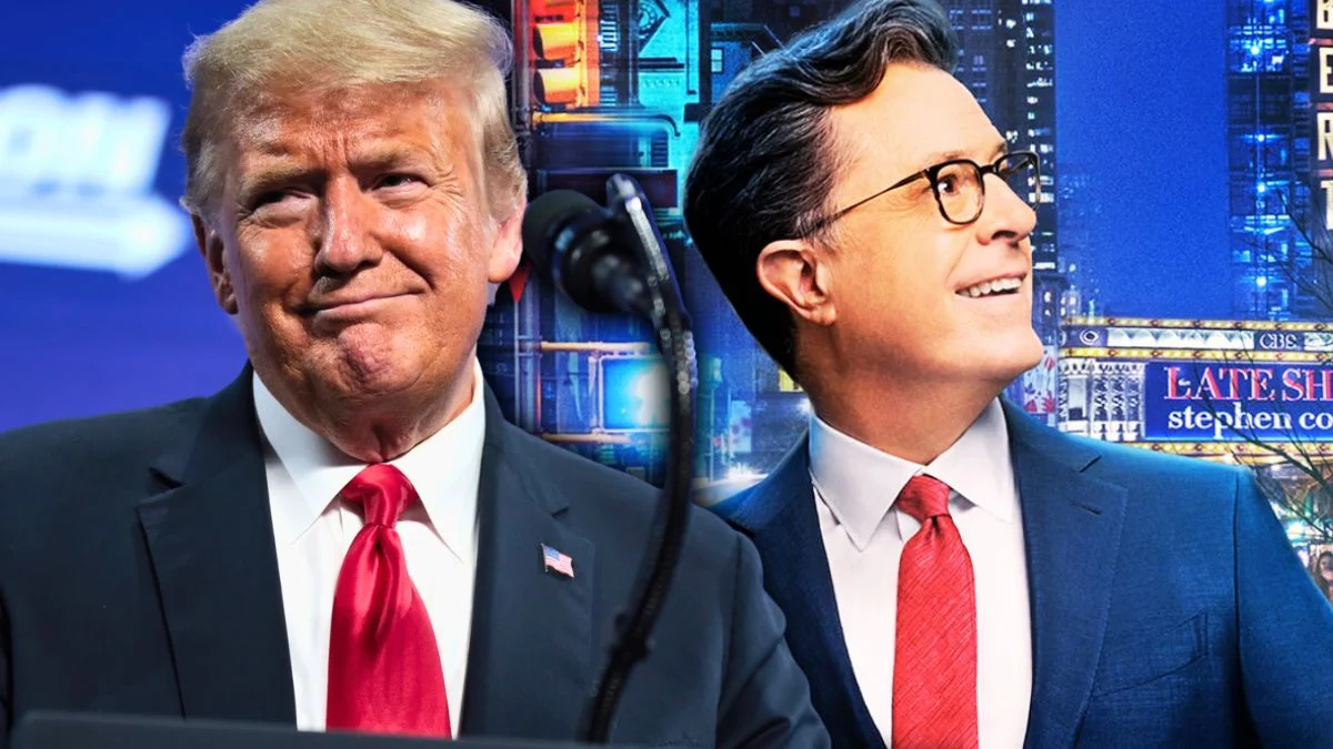 Donald Trump Celebrates Stephen Colbert's Firing, Says “Jimmy Kimmel is  Next”