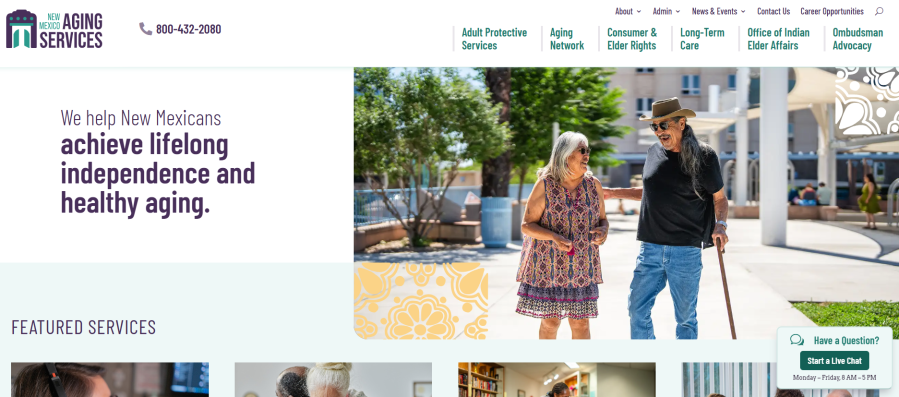 New Mexico refreshes website for older adults caregivers New Mexico refreshes website for older adults caregivers