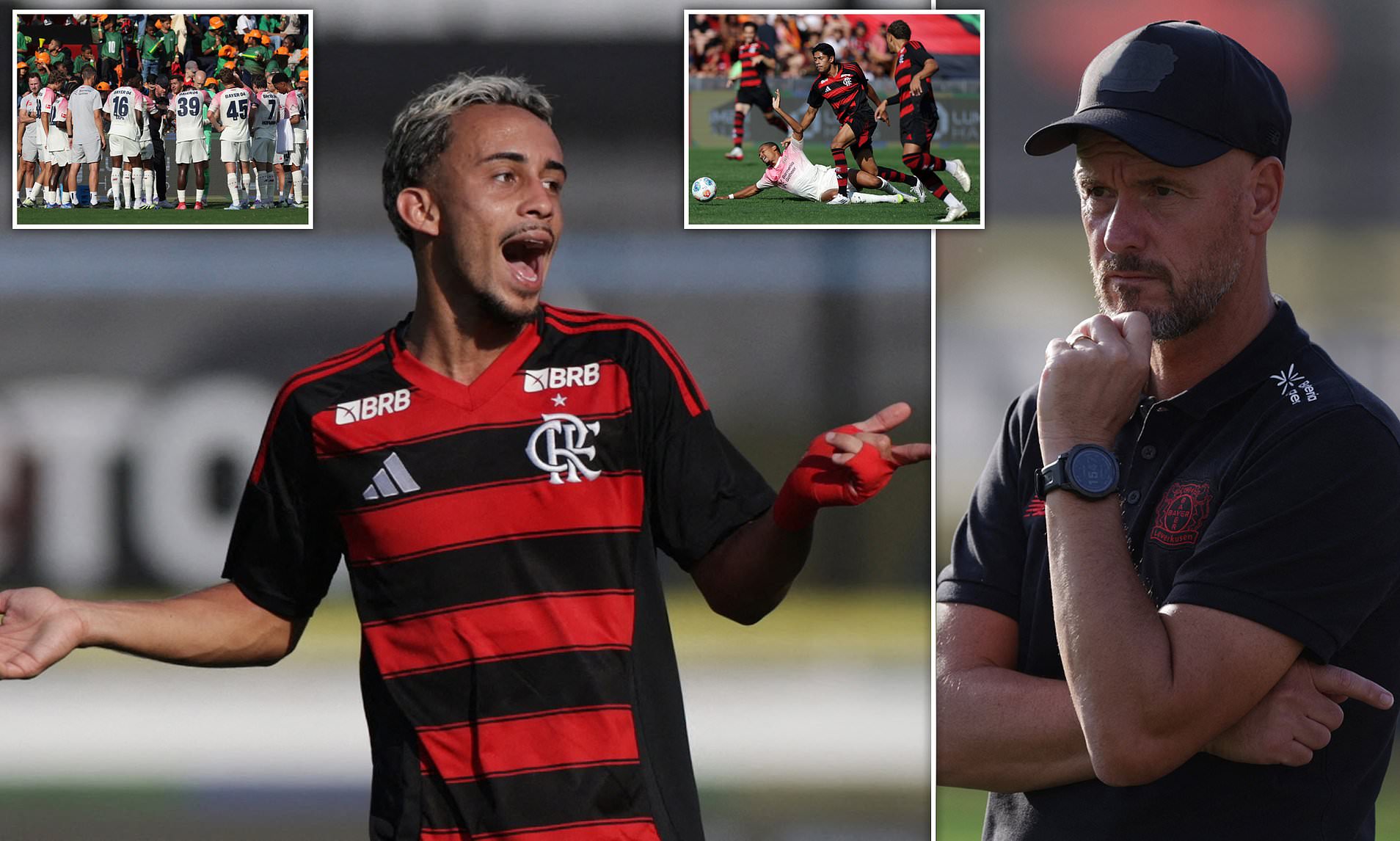 Erik ten Hag suffers nightmare start as Bayern Leverkusen are thrashed 5-1  by Flamengo Under-20s