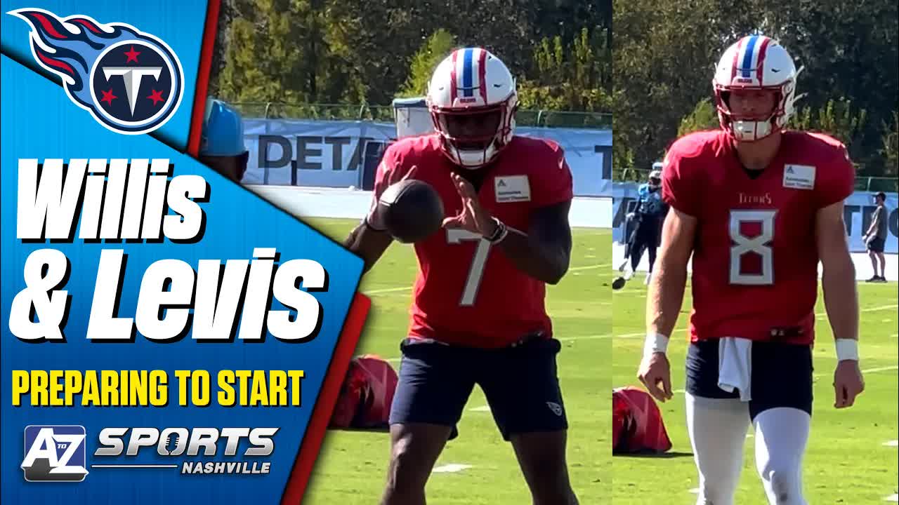 Titans Will Levis, Malik Willis prepare for Falcons, amidst QB drama