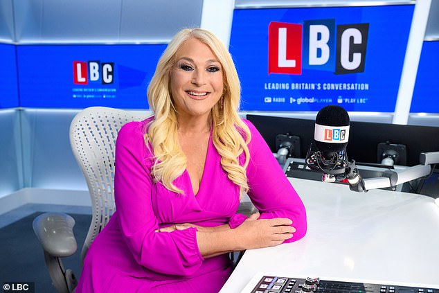 Thug with loudhailer chases Vanessa Feltz through the street yelling 'fascist Zionist scum'