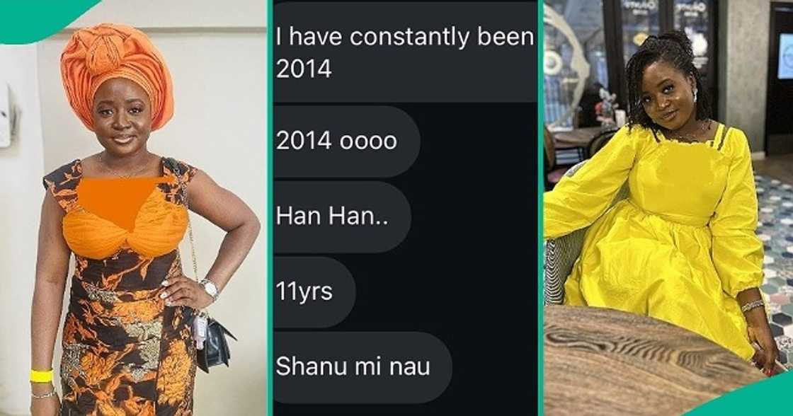 Lady chased by same man since 2014 displays worrisome new messages he sent to her, people react