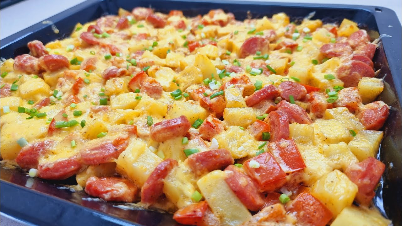 Das Lieblingsrezept meiner Frau, Rezept für Kartoffeln und Würstchen im ...