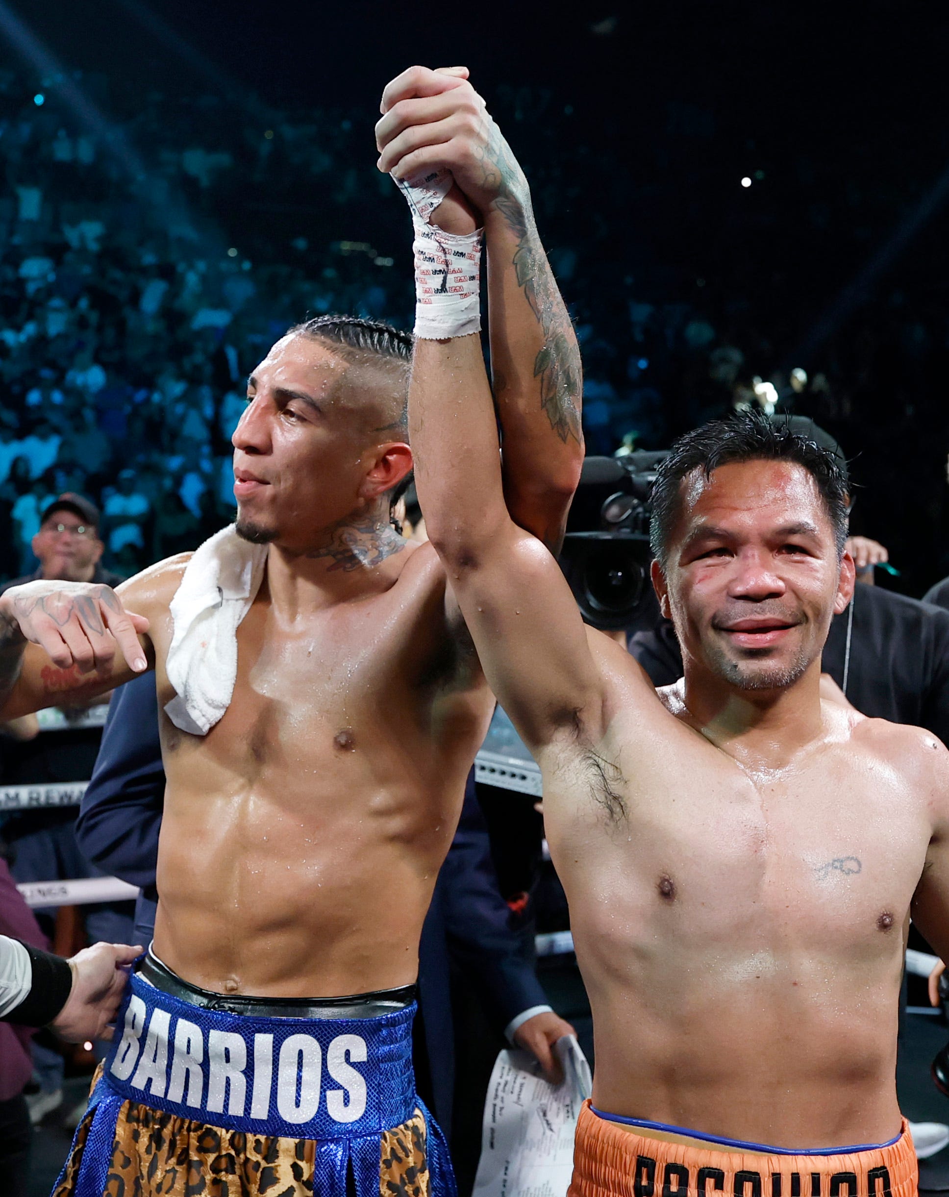Manny Pacquiao vs. Mario Barrios fight: Best photos from card