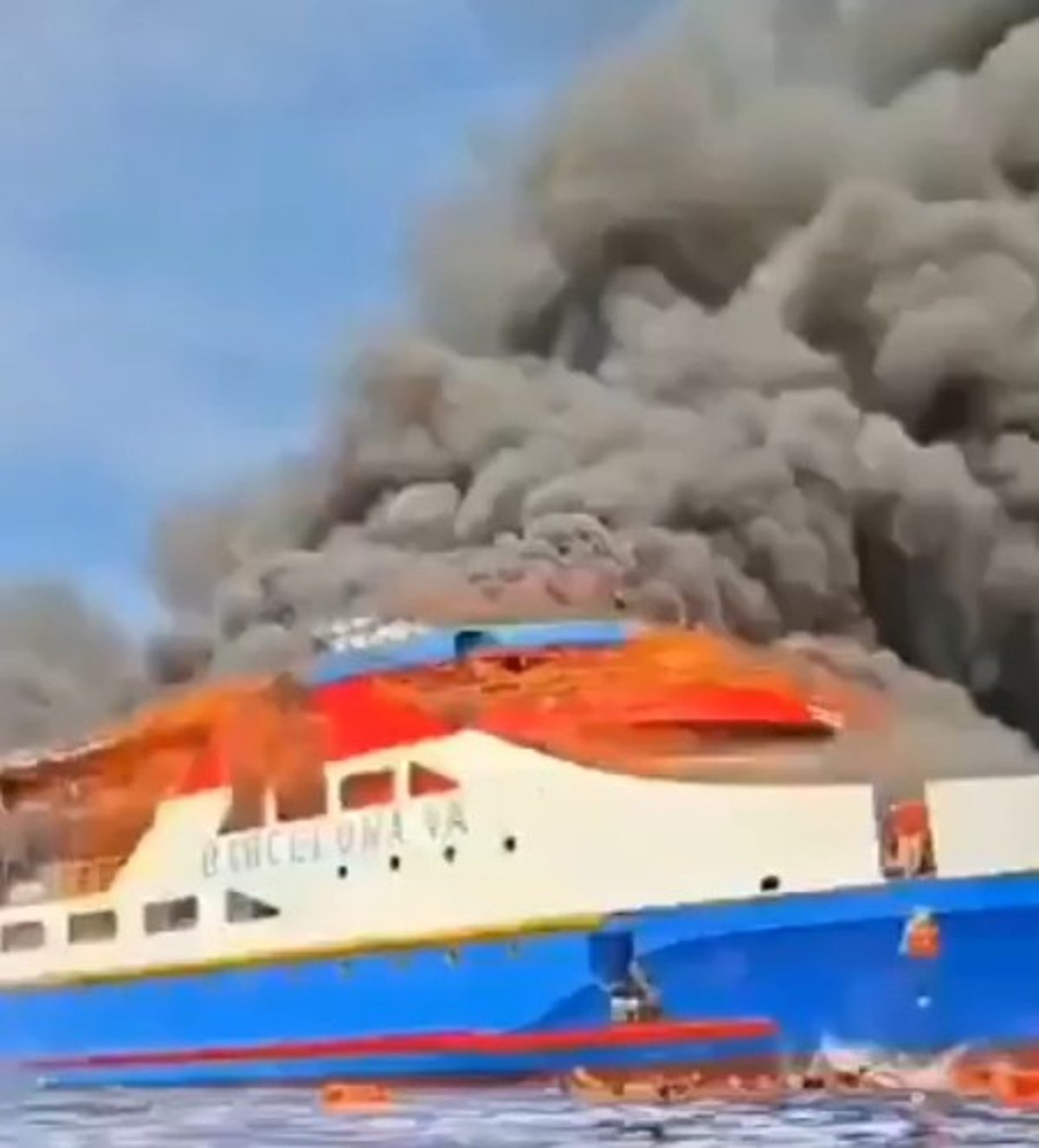 At least five dead as ferry packed with 280 passengers bursts into
